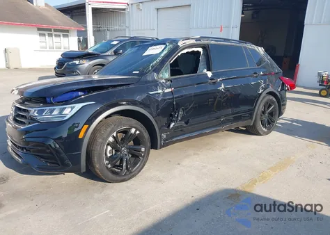 2024 Volkswagen Tiguan 2.0T Se R-Line Black из США, поврежденный, VIN 3VVCB7AXXRM000871